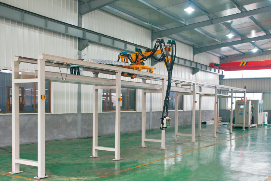 Líne táirgthe meaisín insteallta cúisiú H-cineál Líne táirgthe meaisín insteallta cúisiú H-cineál